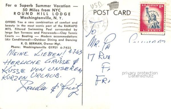 Washingtonville New York Round Hill Lodge – Bild 2