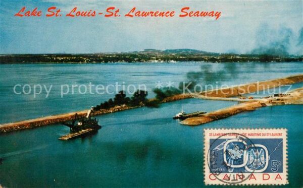 Saint Lawrence Seaway Dredging in Lake Saint Louis
