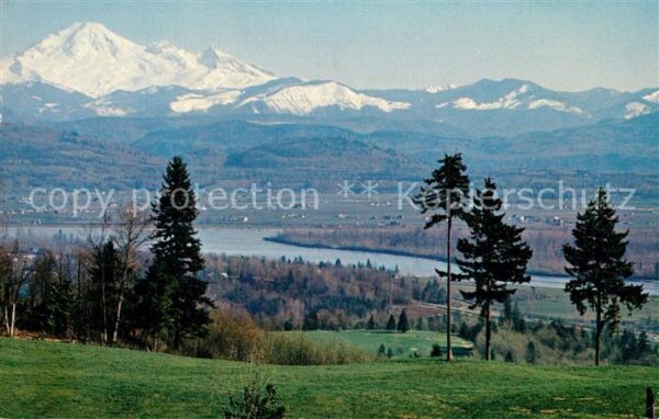 British Columbia Fraser Valley Panorama