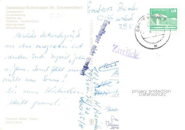 Boltenhagen Ostseebad Urlauberdorf Kurverwaltung Pavillon Bar – Bild 2