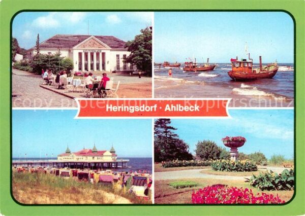 Ahlbeck Ostseebad Kulturhaus Strand Seebrücke Heringsdorf
