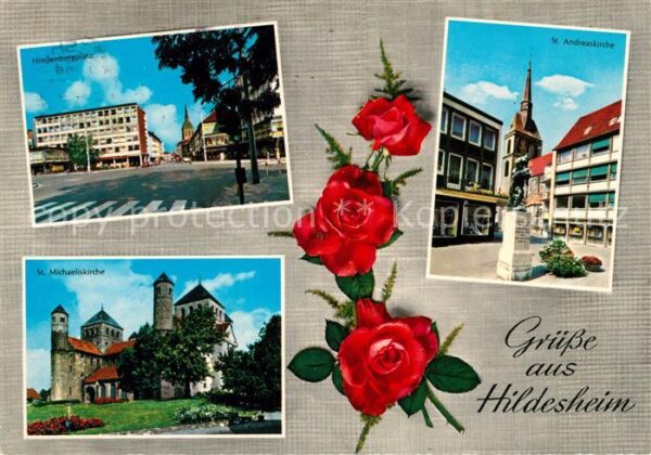 Hildesheim Hindenburgplatz St Andreaskirche St Mic