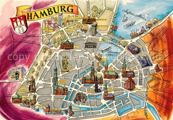 Hamburg Stadtplan