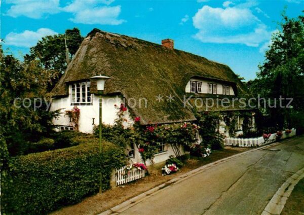 Insel Foehr Friesenhaus in Nieblum