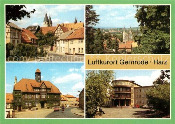 Gernrode Harz Spittelplatz Bad Suderode Rathaus FDGB