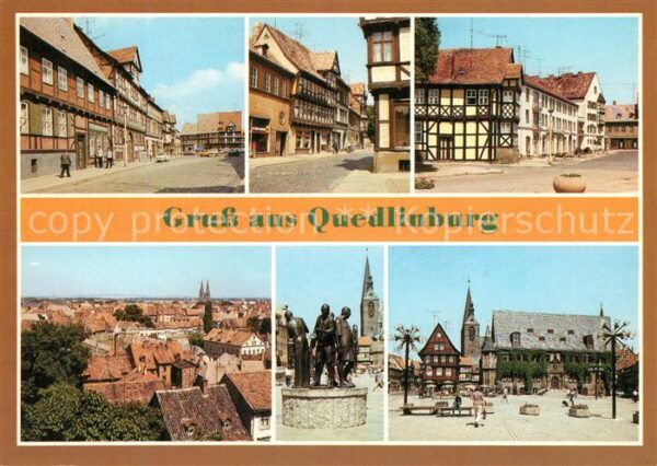 Quedlinburg Pölkestrasse Marktstrasse Carl Ritter S