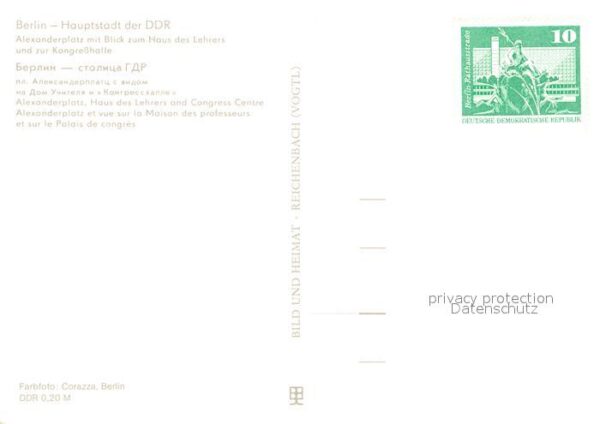 Berlin Alexanderplatz Haus des Lehrers Kongres – Bild 2
