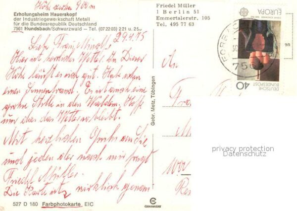 Hundsbach Forbach Erholungsheim Hauerskopf – Bild 2