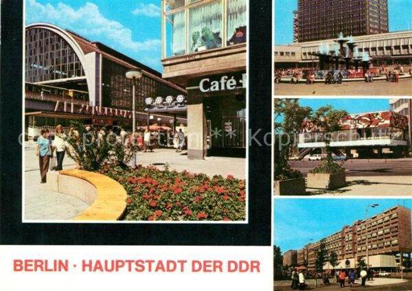 Berlin S Bahnhof Alexanderplatz Pressecafe Kar
