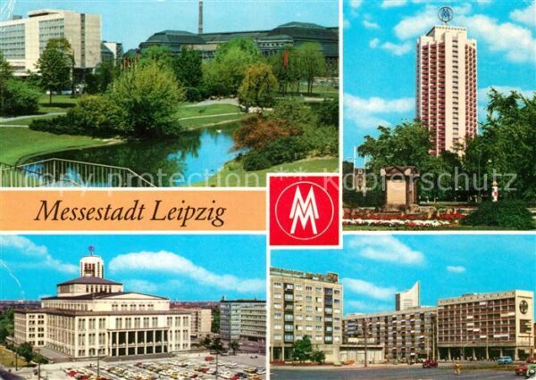 Leipzig Schwanenteich Interhotel Stadt Leipzig