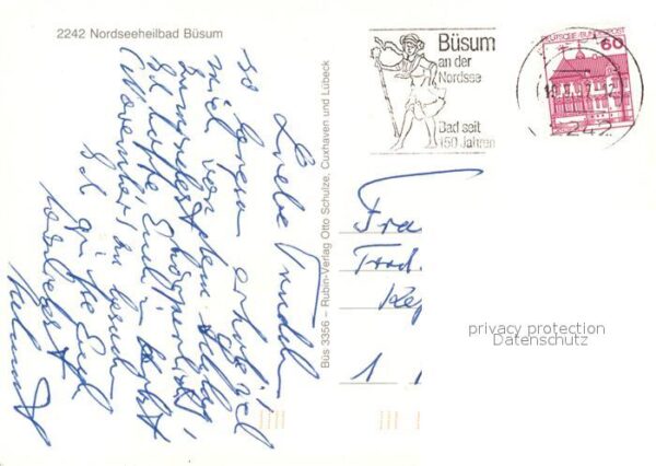 Buesum Nordseebad Fischereihafen Leuchtturm Hosteinstrass – Bild 2