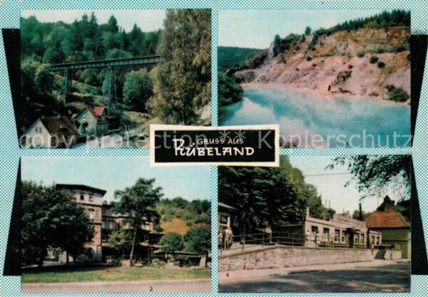 Ruebeland Harz Kreuztalbrücke Zentrag Helm Blauer See