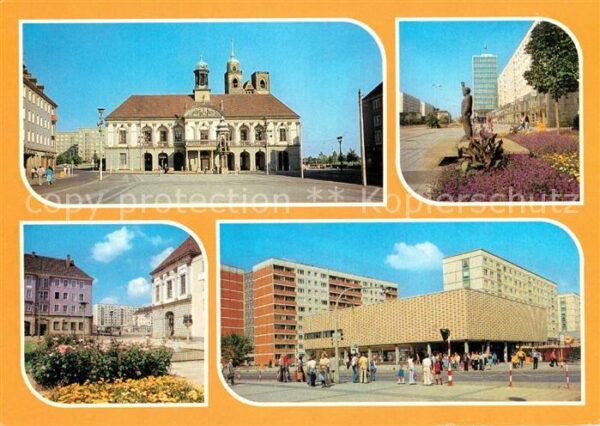 Magdeburg Rathaus Karl Marx Str Erich Weinert Den