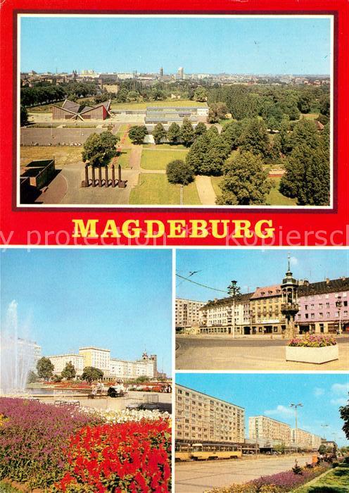 Magdeburg Kulturpark Rotehorn Wilh Pieck Allee Al