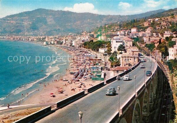 ALASSIO Savona Liguria IT Via Aurelia Panorama