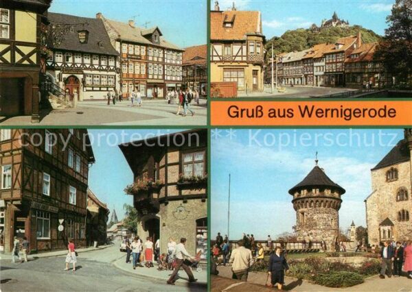 Wernigerode Harz Markt Schöne Ecke Pfarrstrasse Feudalmu