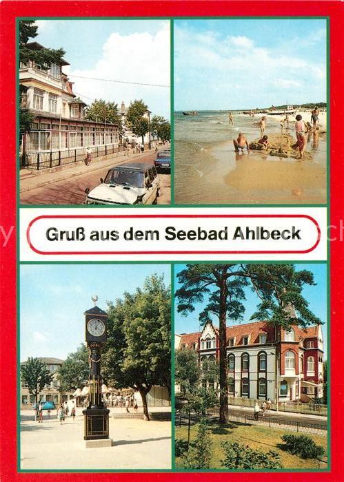 Ahlbeck Ostseebad FDGB Erholungsheim Strandschloss Strand
