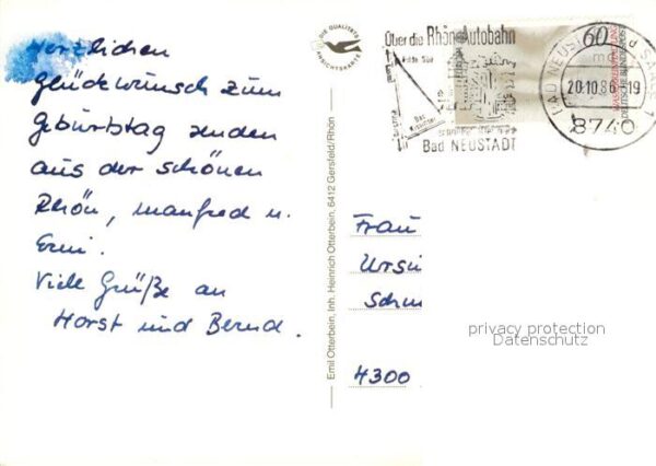 Gersfeld Rhoen Kirche Panorama Schwimmbad Kurhaus Park – Bild 2