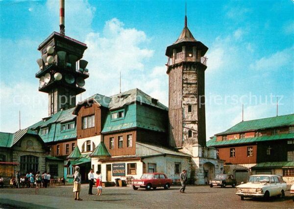 Klinovec Horsky hotel s rozhiednou a retranslacn