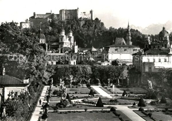 Salzburg Oesterreich Mirabellgarten