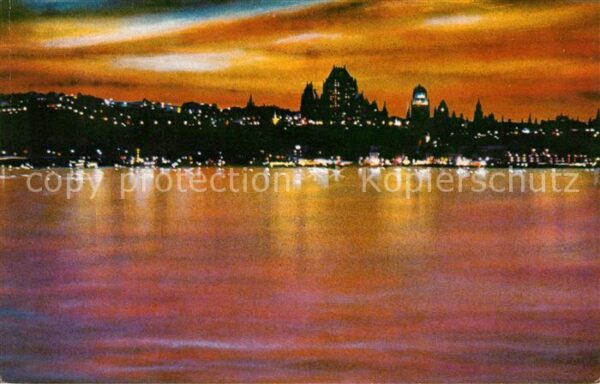 Quebec City at twilight