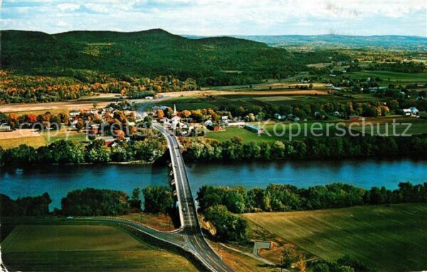 Pioneer Valley Mass Grand view of New England countryside a