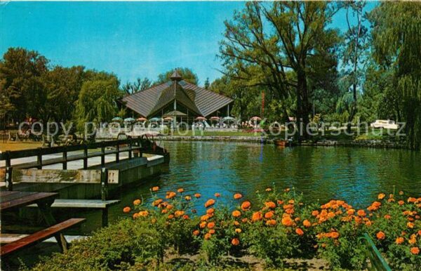 Toronto Canada Lagoons with Iroquois Coffee Shop