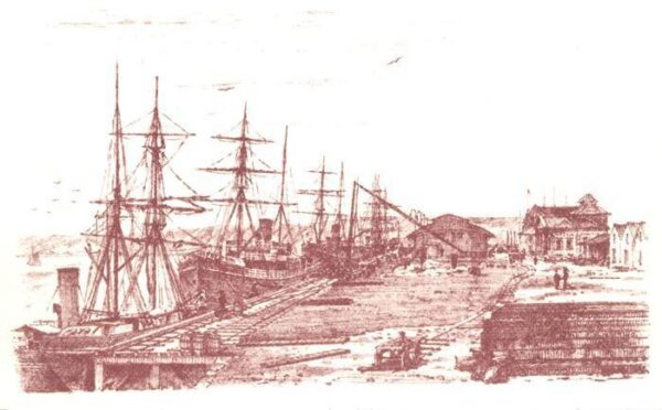 Durban South Africa The Wharves from the South end