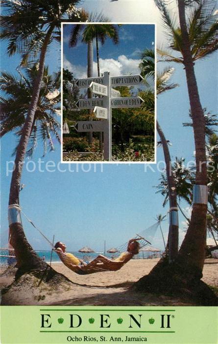 Ocho Rios Eden II Wegweiser Strand Hängematte