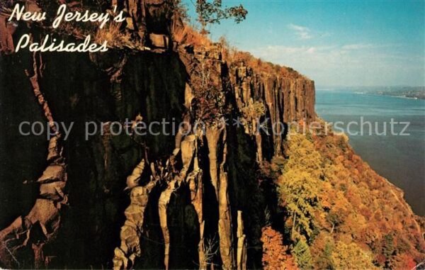 New Jersey The Palisades in Bergen County Hudson R