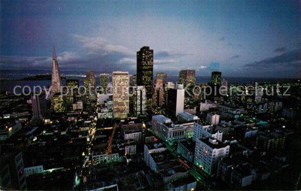 San Francisco California Stadtblick Fairmont Hotel