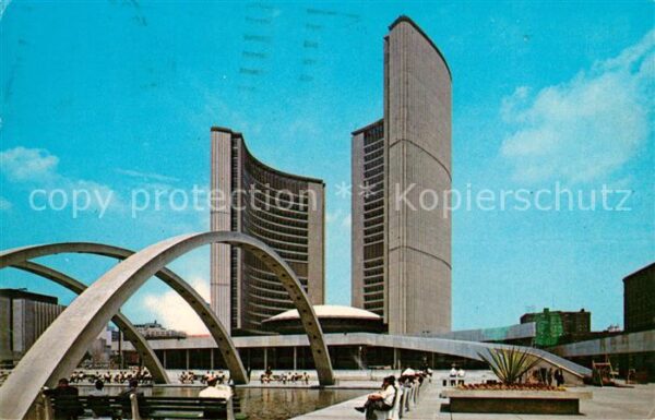 Toronto Canada Nathan Phillips Square and the New City