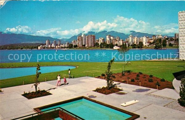 Vancouver British Columbia View of English Bay and Sunset Beach
