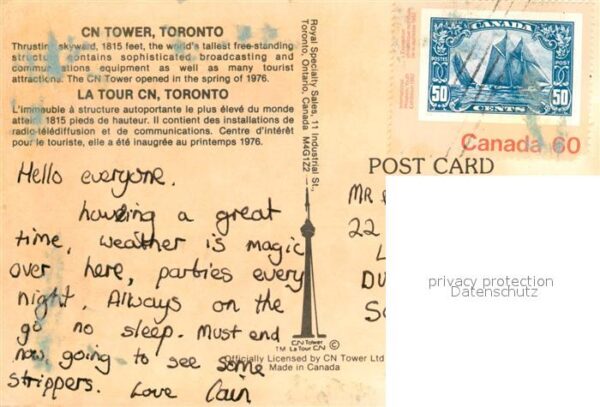 Toronto Canada CN Tower – Bild 2