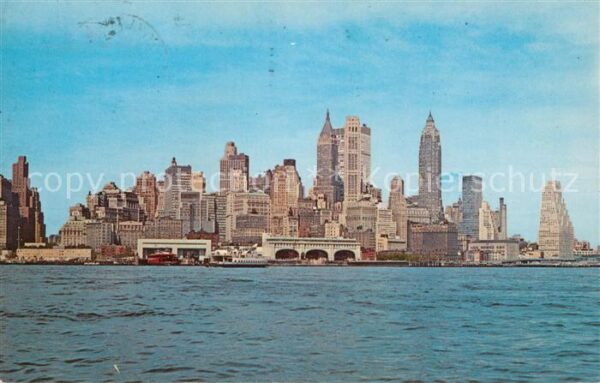 New York City Lower Manhattan Skyline