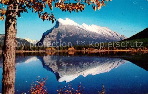 Banff Canada Mount Rundle Vermillion Lake