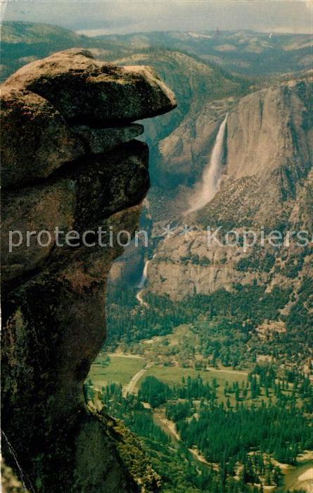 Yosemite National Park Overhanging Rock Glacier Point