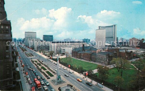 Toronto Canada University Avenue looking north