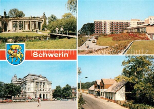 Schwerin Mecklenburg Orangerie FDGB Erholungsheim Fritz Reut