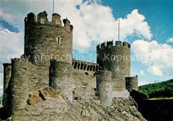 Gwynedd Wales Conwy Castle