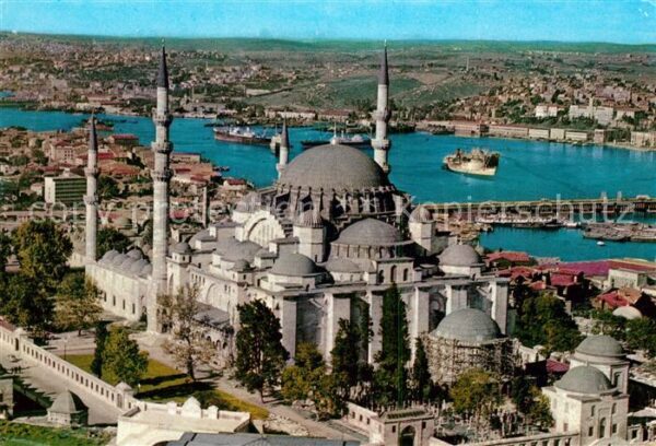 Istanbul Constantinopel Le Minaret de Soliman la Manifique et l