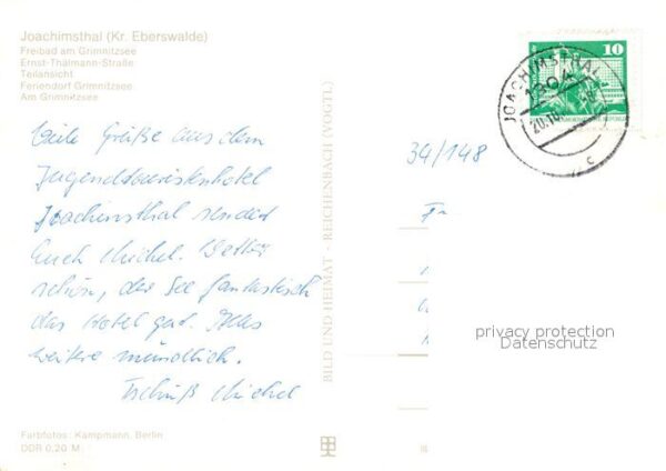 Joachimsthal Freibad am Grimmitzsee Thälmann Strasse – Bild 2