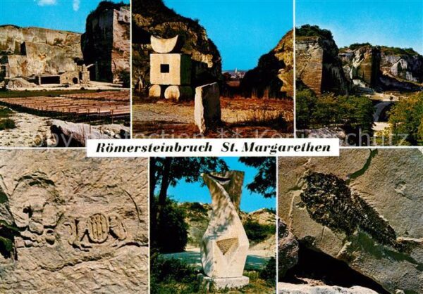 Burgenland Oesterreich Römersteinbruch St Margarethen Kalkstei