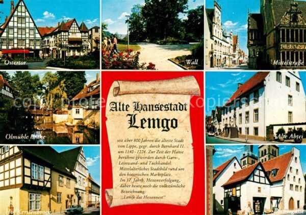 Lemgo Ostertor Wall Mittelstrasse Ölmühle Bra