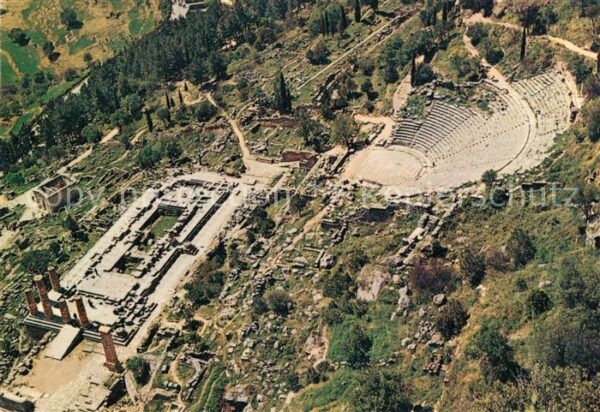 Delphi Delfi Theater und Apollotempel