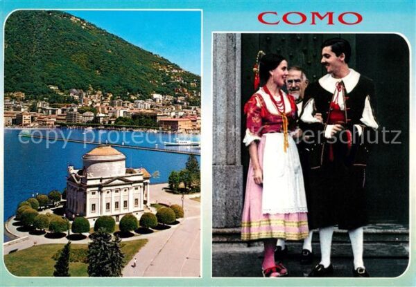 Como Lago di Como Panorama Trachten