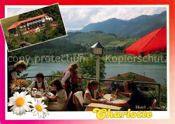 Thiersee Hotel Charlotte Restaurant Terrasse Alp