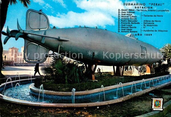 Cartagena Murcia Submarino Peral primero del mundo