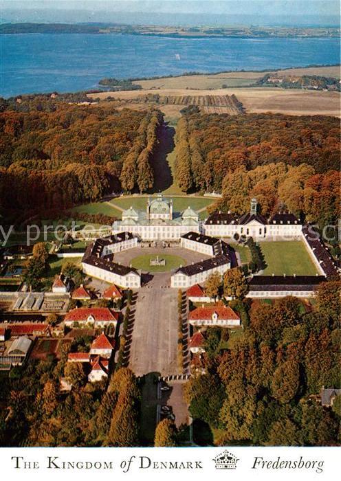 Fredensborg Königliches Schloss Fliegeraufnahme