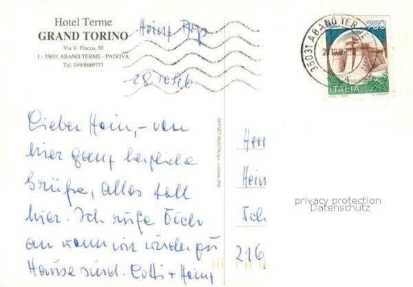 Abano Terme Hotel Terme Grand Torino Kuranwendung S – Bild 2